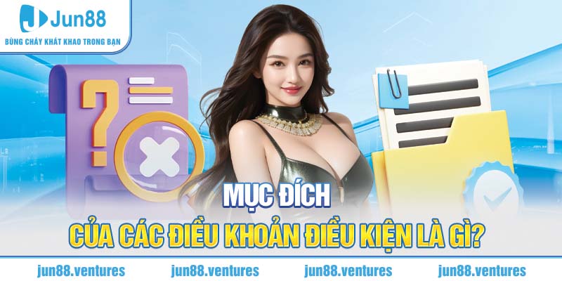 Mục đích của các điều khoản điều kiện là gì?